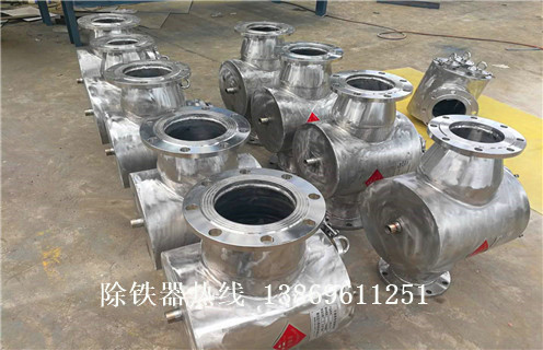 永磁管道除鐵器，安徽永磁管道除鐵器_遠(yuǎn)力安徽永磁管道除鐵器12000高斯 可定制工作原理_安裝示意圖 