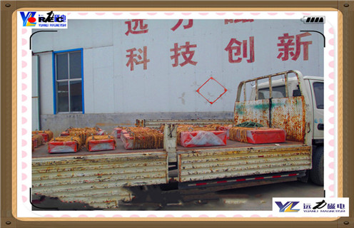 永磁自卸式除鐵器，青海永磁自卸式除鐵器參數(shù)_內(nèi)部磁塊安裝方法_青海永磁自卸式除鐵器型號價格