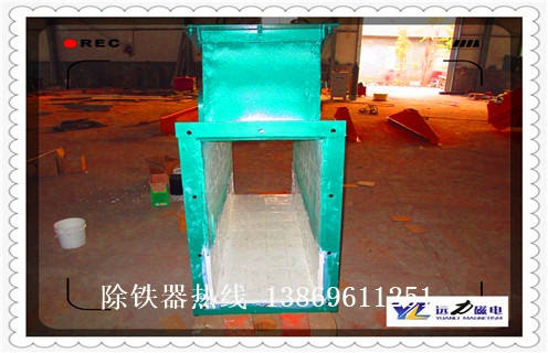 管道永磁除鐵器，天津管道式永磁自動除鐵器方案_遠(yuǎn)力四川液體式管道除鐵器安裝示意圖型12000高斯_可定制工作原理_安裝示意圖 
