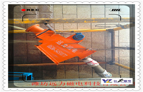管道除鐵器，天津管道式液體除鐵器_遠(yuǎn)力天津管道式液體除鐵器安裝示意圖型12000高斯_可定制工作原理