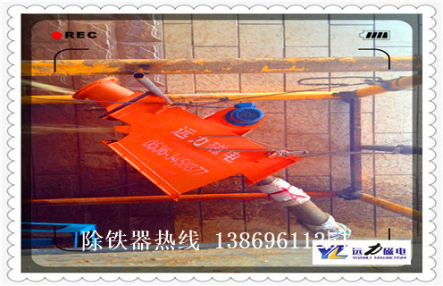 管道除鐵器，寧夏管道強(qiáng)磁除鐵器_寧夏管道強(qiáng)磁除鐵器廠家應(yīng)用安裝示意圖型12000高斯_可定制工作原理