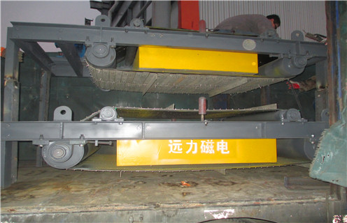 永磁自卸除鐵器，福建永磁性帶式除鐵器_福建永磁性帶式除鐵器批發(fā)價格_使用說明書原理型號價格  