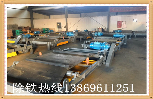建筑垃圾，鋼渣處理為什么都喜歡用帶式除鐵器?